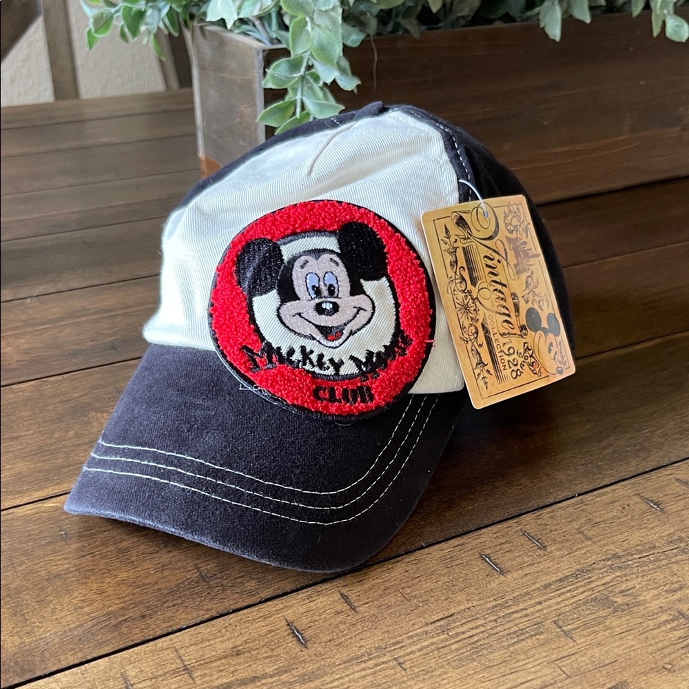 Disney Two-Tone Baseball Cap with Red Patch